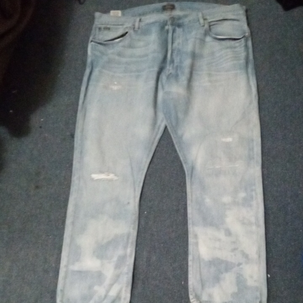 Polo by Ralph Lauren Light Washed Light Distressed Jeans Great Condition 40x30🔥